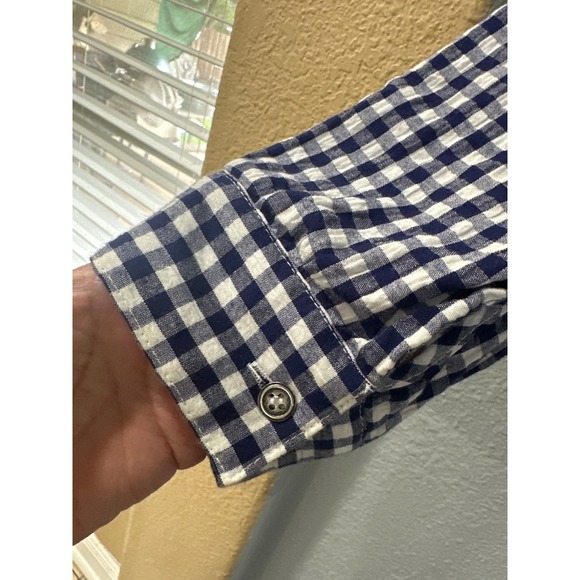 KUT from the Kloth‎ Gingham Button Down Shirt Long Sleeve Career MP - Picture 5 of 5